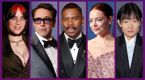 celine song nominaciones|Robert Downey Jr., Celine Song, Emma Stone and .